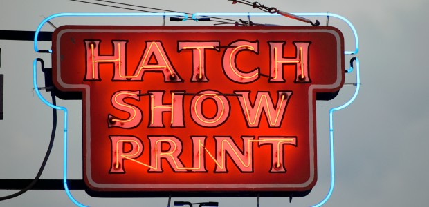 Hatch Show Print, as ween on Walkin' Nashville walking tour